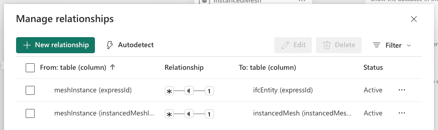 Table Relationships Detail View