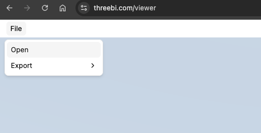 Open ifc file import dialog